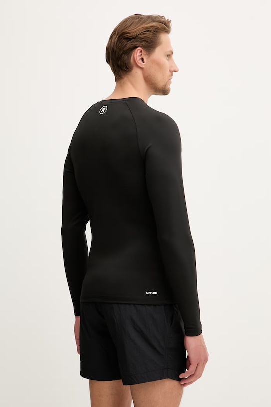 Одежда Hurley лонгслив для плавания мужской MLEU00008 чёрный