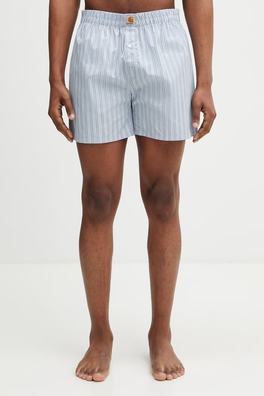 Carhartt WIP Cotton Boxer bokserki bawełniane męskie niebieski I032355.30OXX