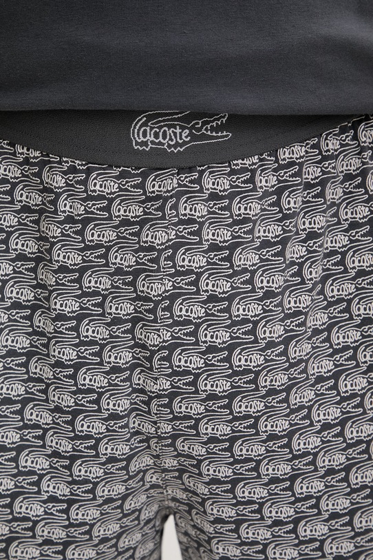 Lacoste piżama męska bawełniana z elastanem 4H2753