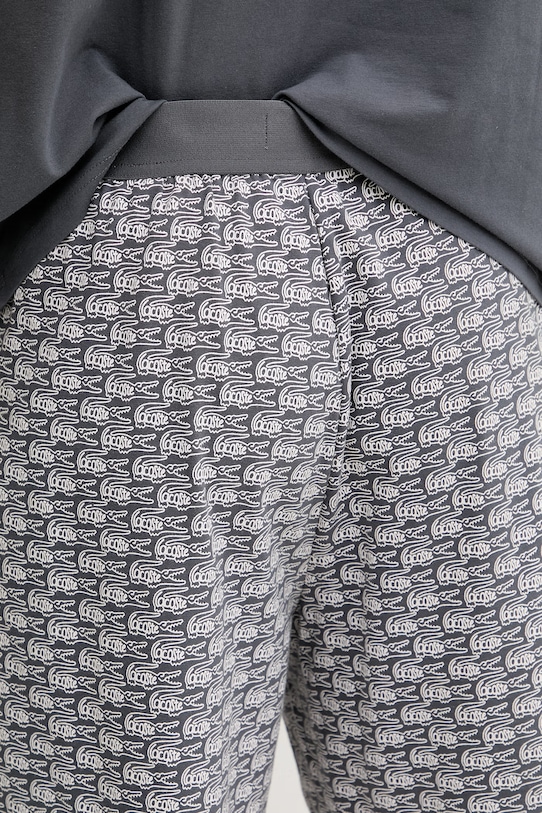 Lacoste piżama męska bawełniana z elastanem 4H2753