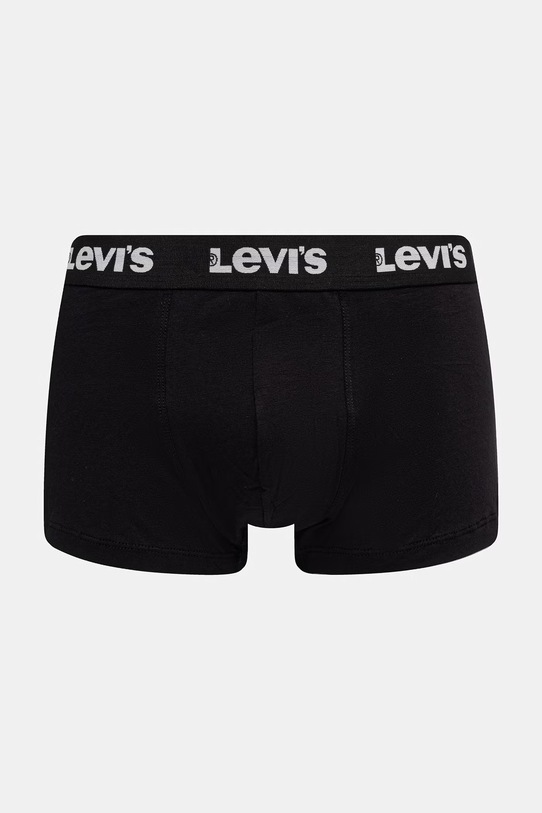 Levi's bokserki męskie bawełniane z elastanem 2-pack 37149.1208 czarny SS26