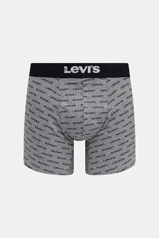 Levi's Боксери чоловічі бавовняні з еластаном 2 шт. 37149.1264 сірий SS26