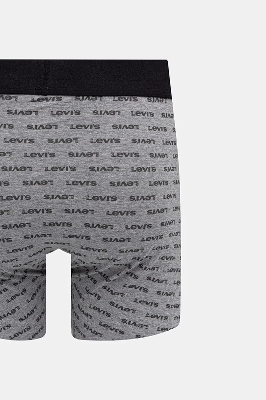 Levi's bokserki męskie bawełniane z elastanem 2-pack szary 37149.1264
