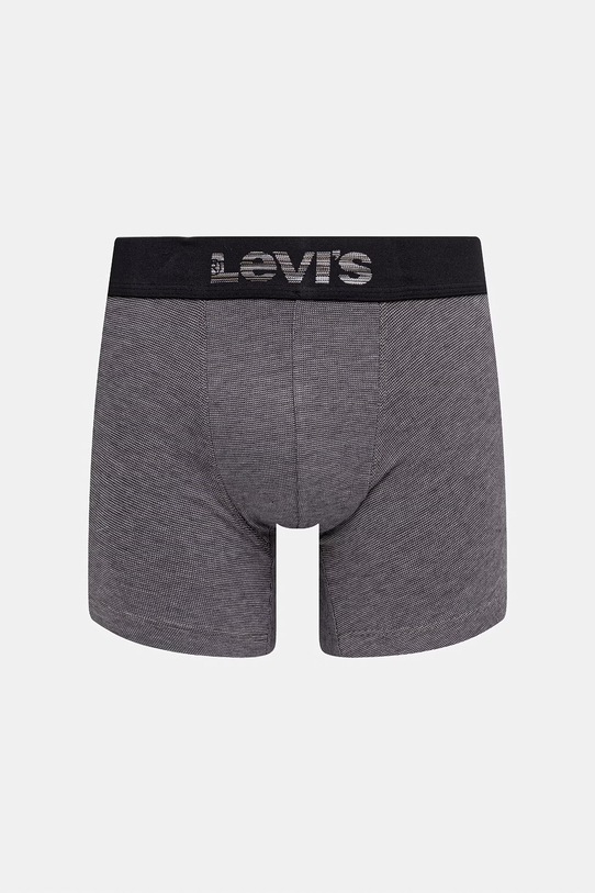 Levi's bokserki męskie bawełniane z elastanem 2-pack 37149.1267 czarny SS26