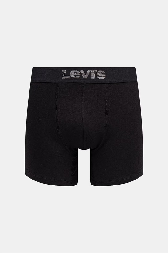 Odzież Levi's bokserki męskie bawełniane z elastanem 2-pack 37149.1267 czarny