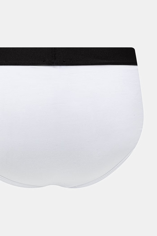 MM6 Maison Margiela slipy bawełniane z elastanem męskie MJL610030 biały SS26