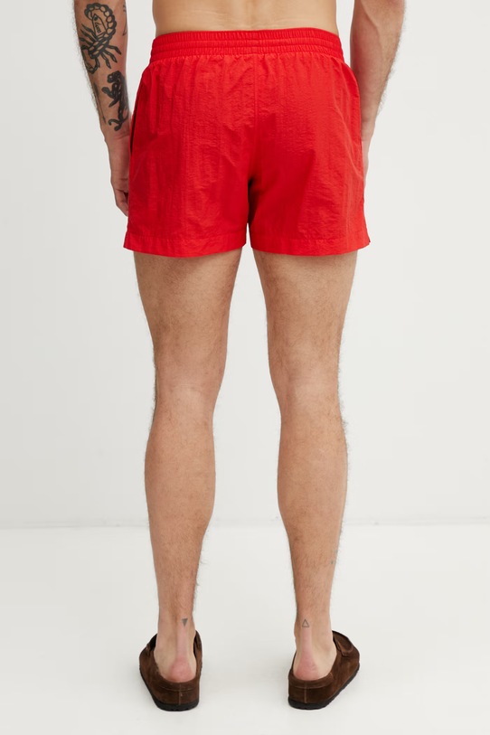 Odzież MM6 Maison Margiela szorty kąpielowe męskie MYBM40130 czerwony