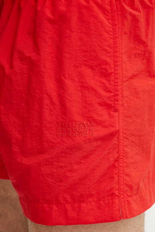MM6 Maison Margiela szorty kąpielowe męskie czerwony MYBM40130