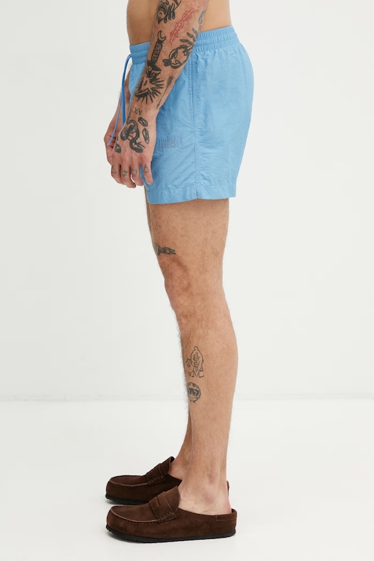MM6 Maison Margiela szorty kąpielowe męskie MYBM40130 niebieski SS26