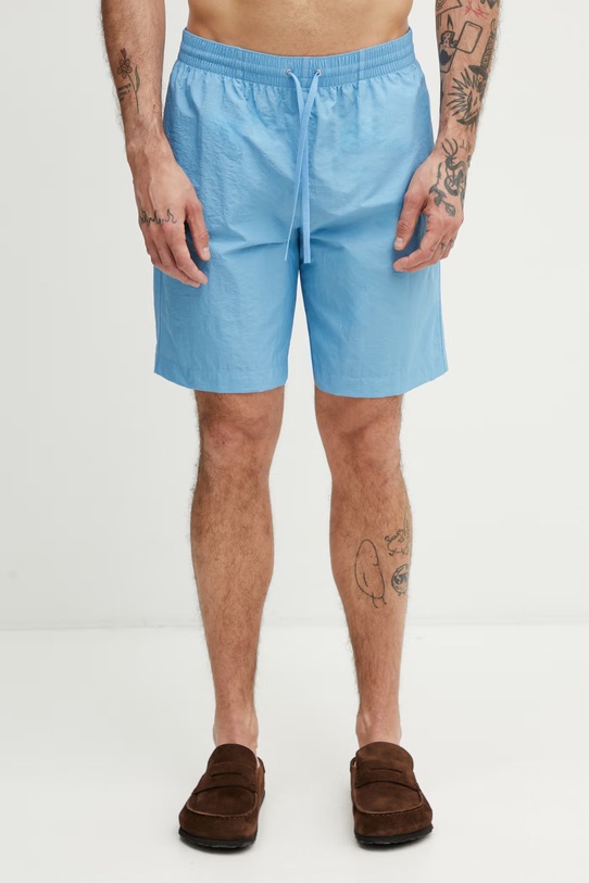 MM6 Maison Margiela szorty kąpielowe męskie niebieski MYB790130