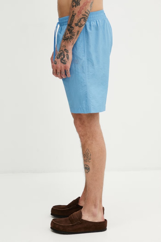 MM6 Maison Margiela szorty kąpielowe męskie MYB790130 niebieski SS26