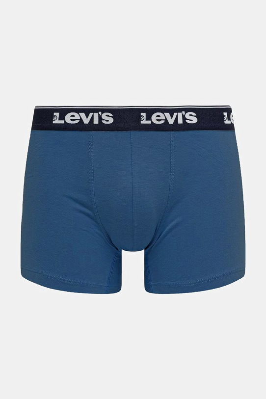 Levi's bokserki męskie bawełniane z elastanem 3-pack 37149.1229 niebieski SS26