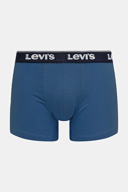 Levi's bokserki męskie bawełniane z elastanem 3-pack 37149.1229 niebieski SS26