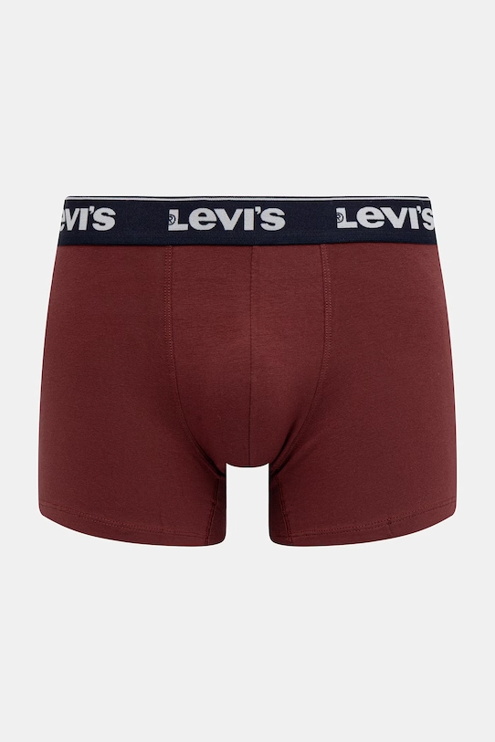 Odzież Levi's bokserki męskie bawełniane z elastanem 3-pack 37149.1229 niebieski