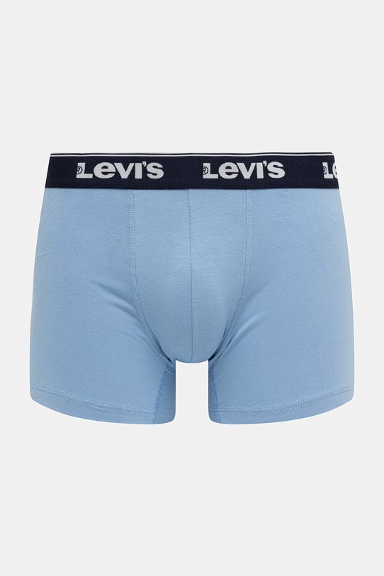 Levi's bokserki męskie bawełniane z elastanem 3-pack niebieski 37149.1229