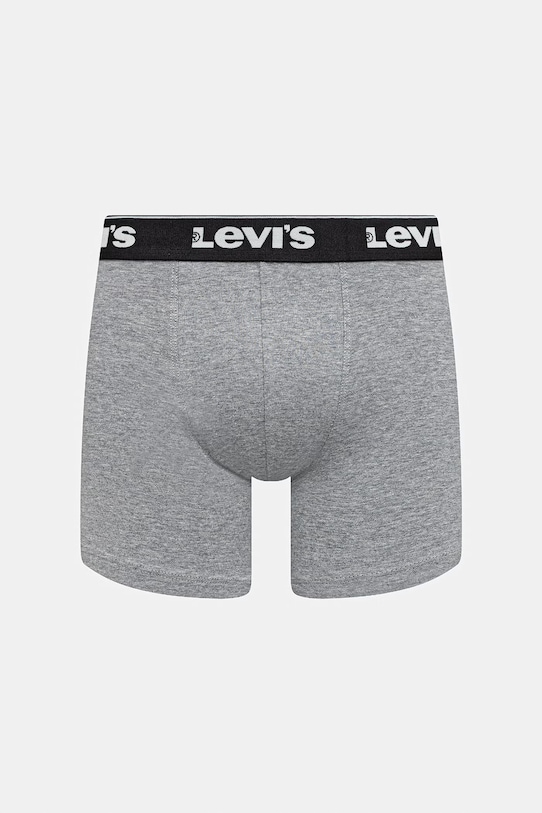 Levi's bokserki męskie bawełniane z elastanem 3-pack 37149.1230 czarny SS26