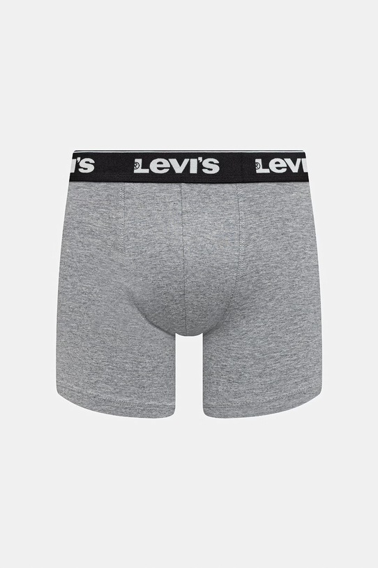 Levi's bokserki męskie bawełniane z elastanem 3-pack 37149.1230 czarny SS26