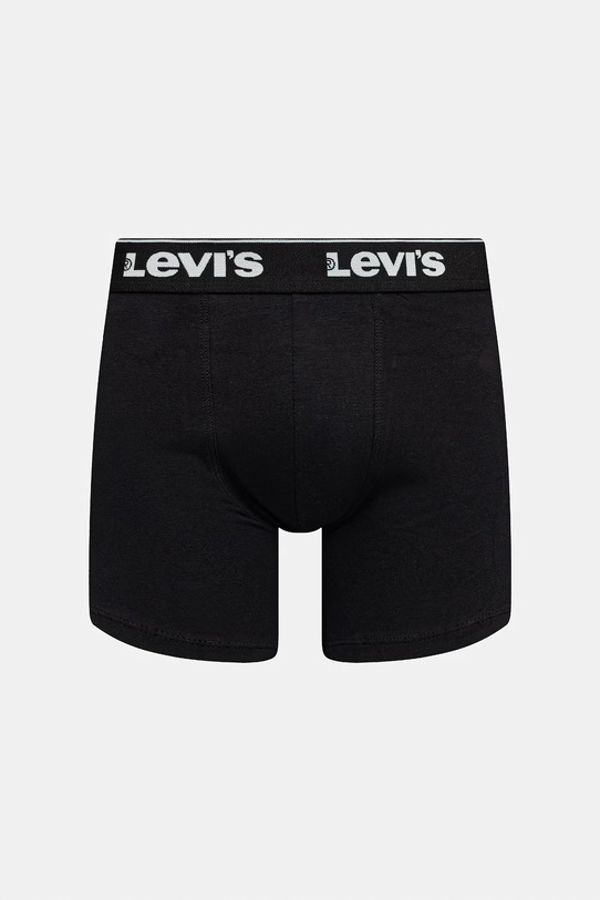 Levi's bokserki męskie bawełniane z elastanem 3-pack czarny 37149.1230