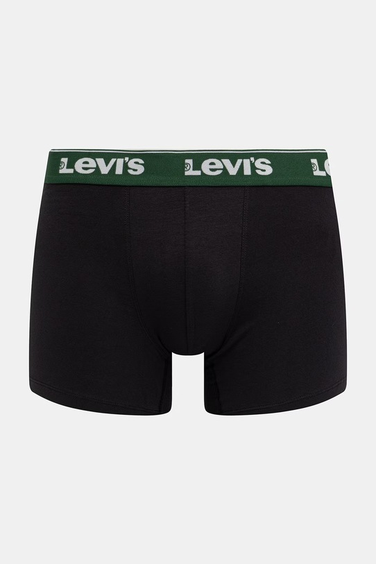 Levi's bokserki męskie bawełniane z elastanem 3-pack 37149.1232 czarny SS26