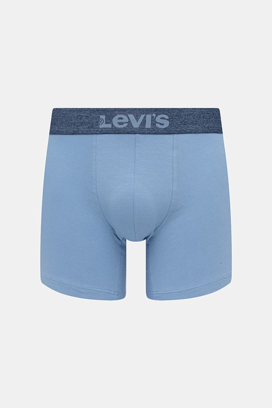 Levi's bokserki męskie bawełniane z elastanem 3-pack 37149.1242 niebieski SS26