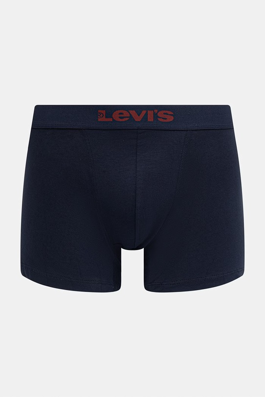 Odzież Levi's bokserki męskie bawełniane z elastanem 2-pack 37149.1265 granatowy