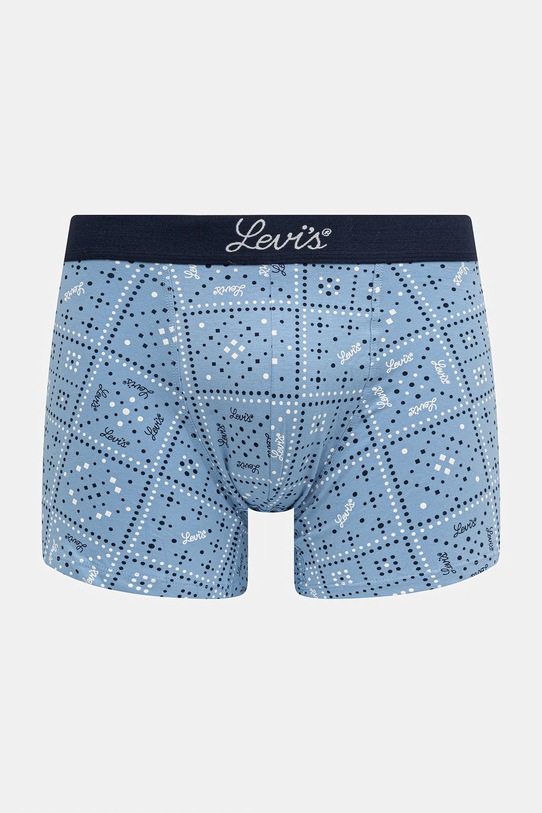 Levi's bokserki męskie bawełniane z elastanem 2-pack 37149.1287 niebieski SS26