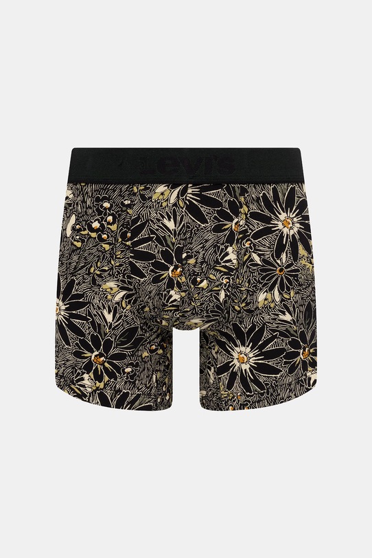 Odzież Levi's bokserki męskie bawełniane z elastanem 2-pack 37149.1290 czarny