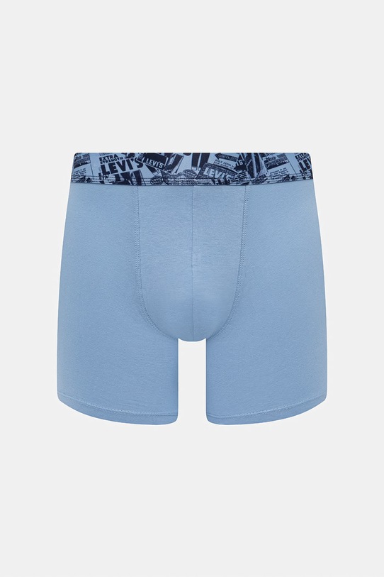 Levi's bokserki męskie bawełniane z elastanem 2-pack 37149.1293 niebieski SS26