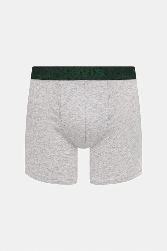 Odzież Levi's bokserki męskie bawełniane z elastanem 2-pack 37149.1296 szary