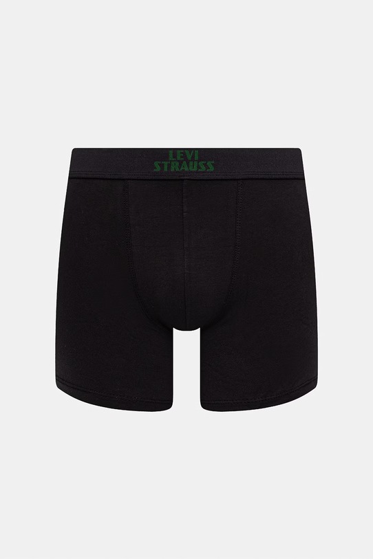 Odzież Levi's bokserki męskie bawełniane z elastanem 2-pack 37149.1300 czarny