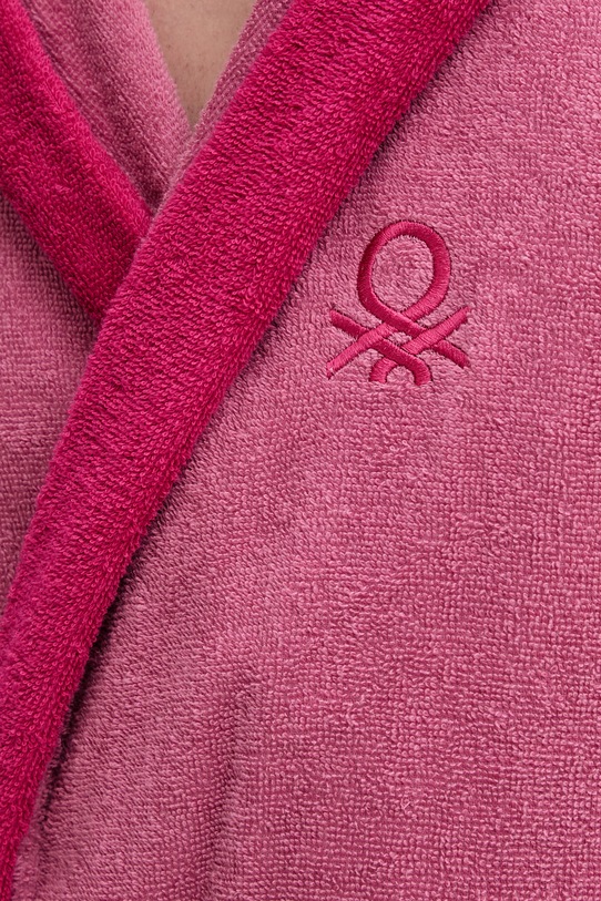 United Colors of Benetton Halat de baie din pânză terry pentru femei din bumbac 64PDV800I