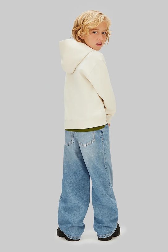 Αγορίστικα Παιδική μπλούζα Calvin Klein Jeans IB0IB02615.116.PPY2 μπεζ