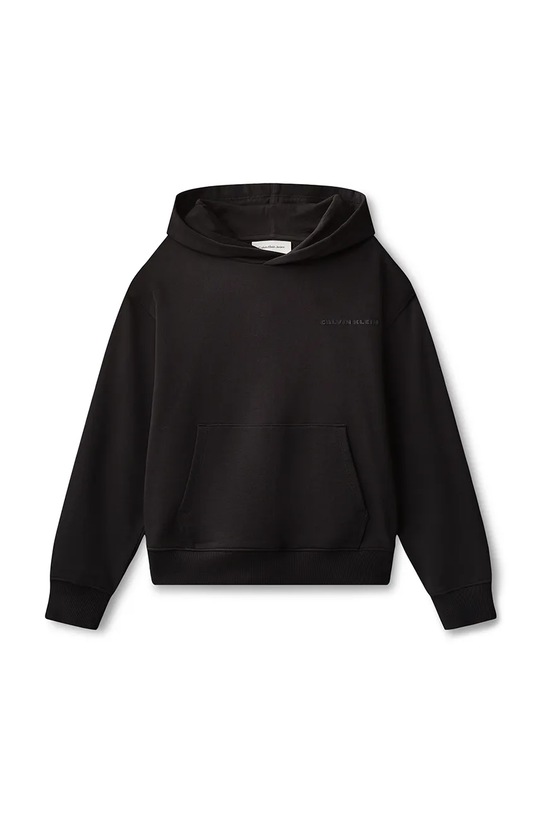 Calvin Klein Jeans bluza bawełniana dziecięca nadruk czarny IB0IB02618.116.PPY2