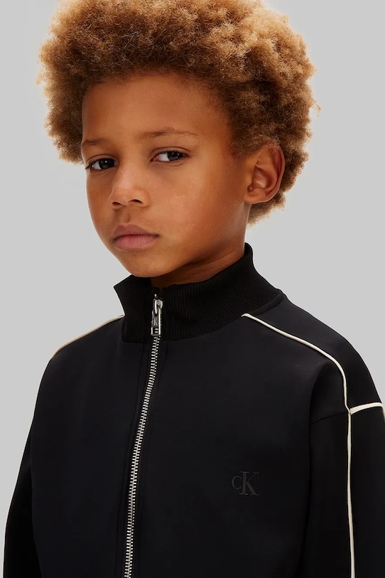 Chłopiec Calvin Klein Jeans bluza dziecięca IB0IB02631.128.176.PPY2 czarny