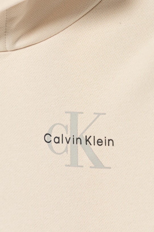 Chłopiec Calvin Klein Jeans bluza bawełniana dziecięca IU0IU00712.104.116.PPY2 beżowy