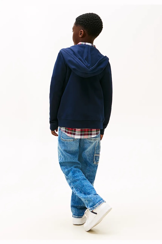 Tommy Hilfiger felpa per bambini KB0KB10362.128.176.PPY2 blu navy