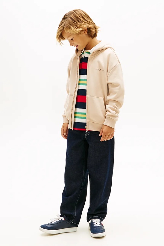 Chłopiec Tommy Hilfiger KS0KS00726.128.176.PPY2 beżowy