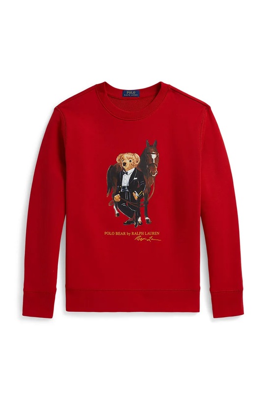 Polo Ralph Lauren bluza bawełniana dziecięca 323A10261001 czerwony SS26