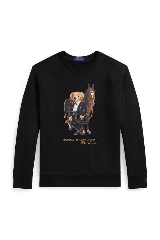 Polo Ralph Lauren bluza bawełniana dziecięca 323A10261002 czarny SS26