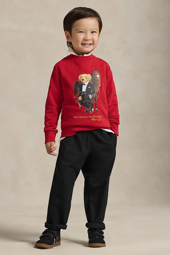 Polo Ralph Lauren bluza bawełniana dziecięca czerwony 322A10261003