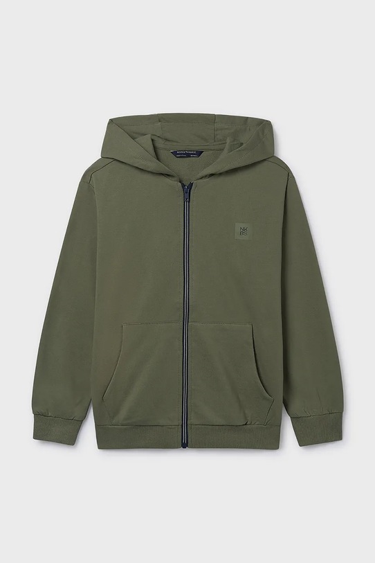Детская кофта Mayoral с капюшоном зелёный 804.7D.Junior.PPY2