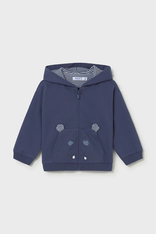 Mayoral bluza niemowlęca z kapturem granatowy 1407.3G.Baby.PPY2