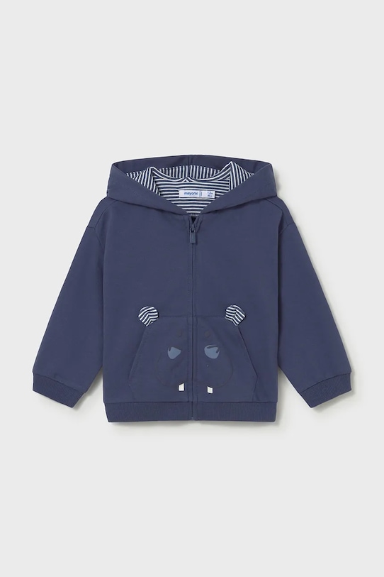 Mayoral bluza niemowlęca z kapturem granatowy 1407.3G.Baby.PPY2