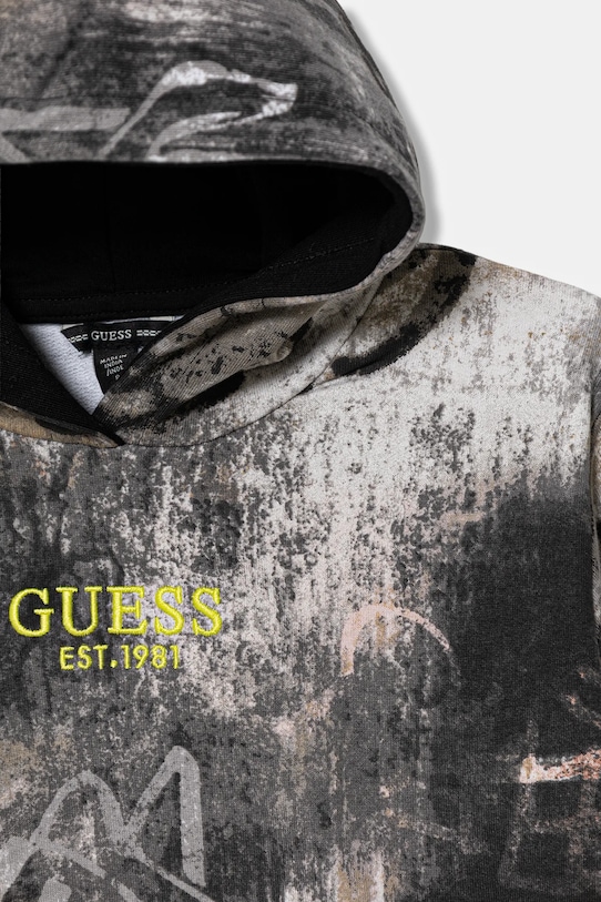Chłopiec Guess bluza bawełniana dziecięca L6RQ00.KA6R4.PPY2 szary