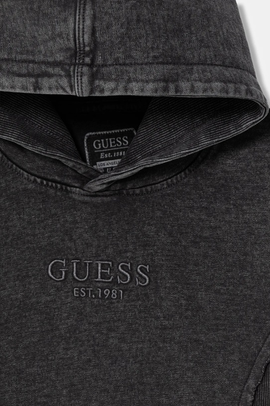Хлопчик Дитяча бавовняна кофта Guess L6RQ01.KAX74.PPY2 чорний