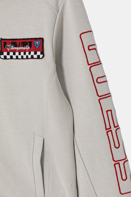 CHLAPEC Dětská mikina Guess L6RQ03.KCCH0.PPY2 šedá