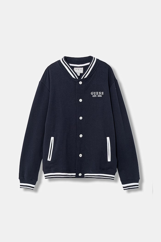 Παιδική μπλούζα Guess χωρίς κουκούλα σκούρο μπλε L6RQ06.K0170.PPY2