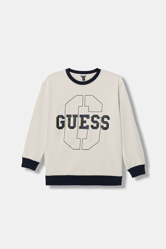 Детски суичър Guess еластичен бежов L6RQ18.KCCH0.PPY2