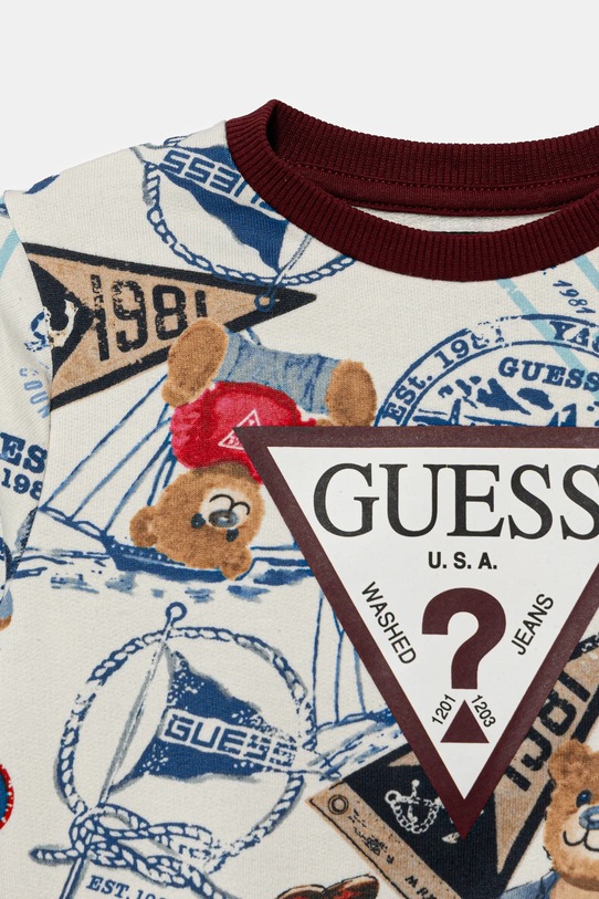 Chłopiec Guess bluza bawełniana dziecięca N6RQ00.KA6R4.PPY2 multicolor