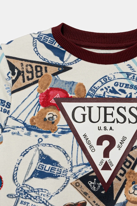 Chłopiec Guess bluza bawełniana dziecięca N6RQ00.KA6R4.PPY2 multicolor